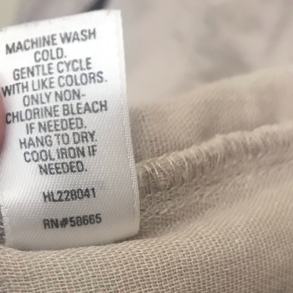 HINGE Nordstrom Womens Cotton Khaki Utility Blazer Jacket Shacket Size Small - Picture 10 of 11